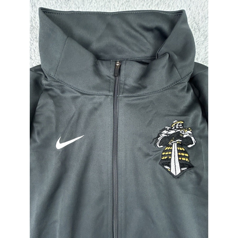 Nike Jacket Womens Small Black Dri FIT Training Full Zip Running Gym Embroidered - Picture 2 of 9